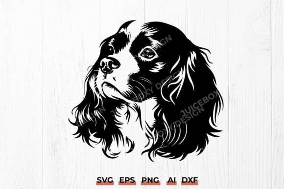 Cavalier King Charles Spaniel SVG PNG