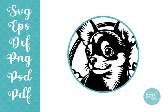 Chihuahua Easter Eggs Cute SVG PNG DXF