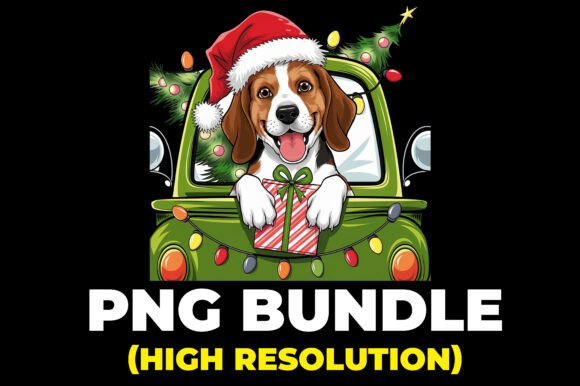 Christmas Stricker for 4 Dog Style