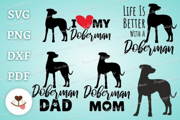 Doberman Svg Bundle