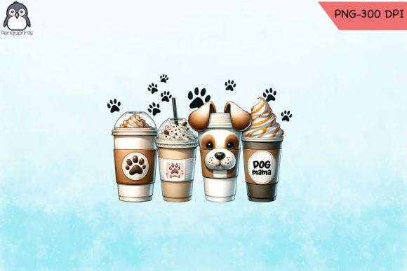 Dog Mama Coffee Drink Sublimation