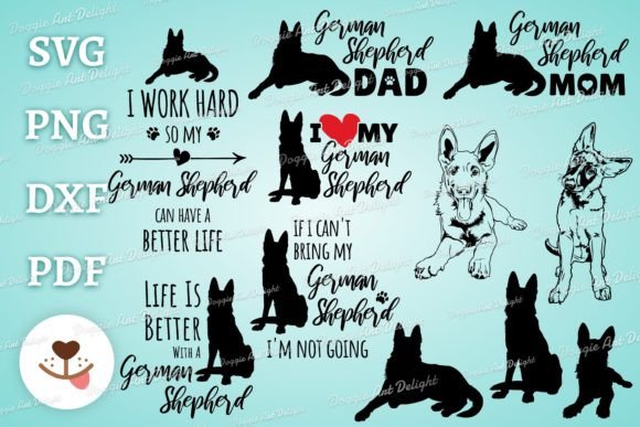 German Shepherd Svg Bundle